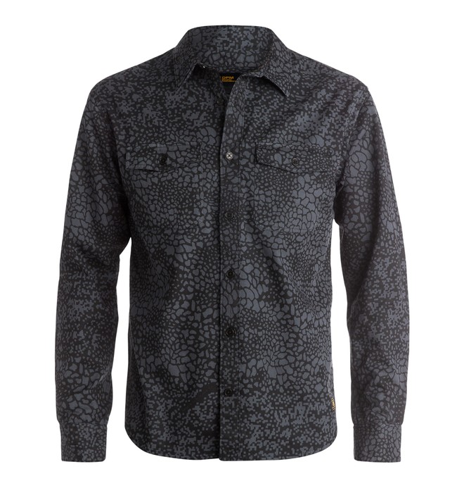 dcshoes, Men's Woodwork Long Sleeve Shirt, DC DPM CAMO (kvj1) 0 Men's Woodwork Long Sleeve Shirt EDYWT03065 DC Shoes