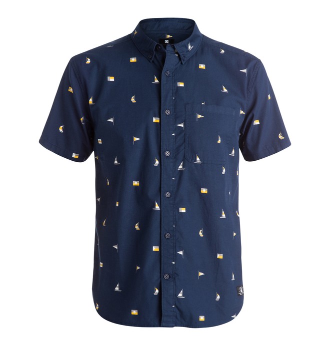 dcshoes, Vacation - Camisa de manga corta, TEAM FLAG BLUE IRIS (btl4) 0 Vacation - Camisa de manga corta EDYWT03083 DC Shoes