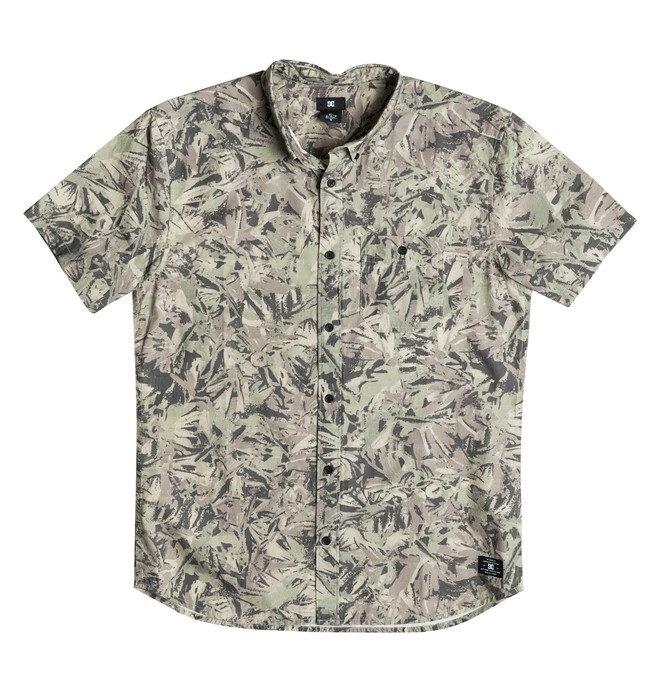 dcshoes, Men's Vacation Short Sleeve Shirt, WATERCOLOR CAMO (kvj2) 0 Men's Vacation Short Sleeve Shirt EDYWT03095 DC Shoes
