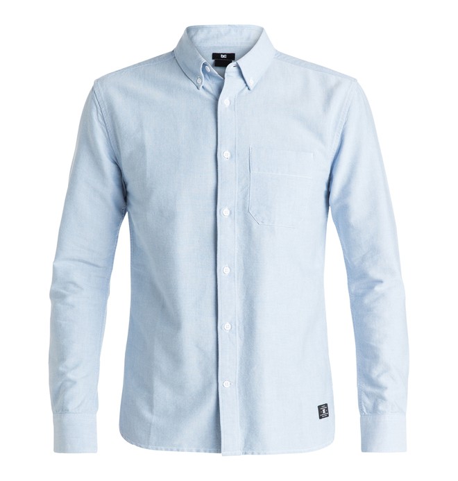 dcshoes, Men's Oxford Long Sleeve Shirt, LIGHT BLUE (bfn0) 0 Men's Oxford Long Sleeve Shirt EDYWT03104 DC Shoes