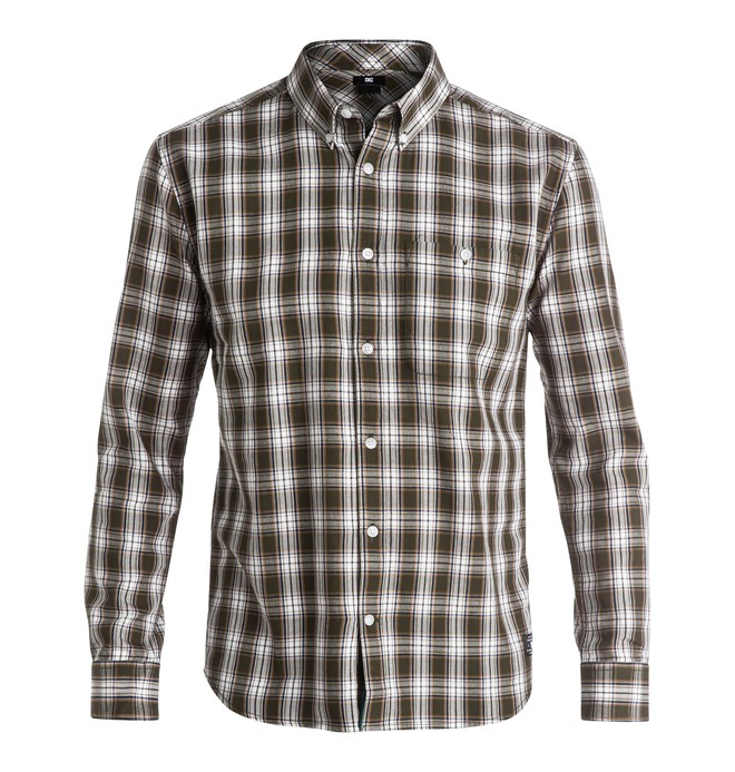 dcshoes, Men's Atura Long Sleeve Shirt, ATURA DARK OLIVE (csn1) 0 Men's Atura Long Sleeve Shirt EDYWT03116 DC Shoes