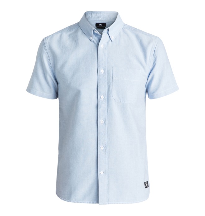 dcshoes, Hombres Camisa de Manga Corta Oxford, LIGHT BLUE (bfn0) 0 Hombres Camisa de Manga Corta Oxford EDYWT03119 DC Shoes
