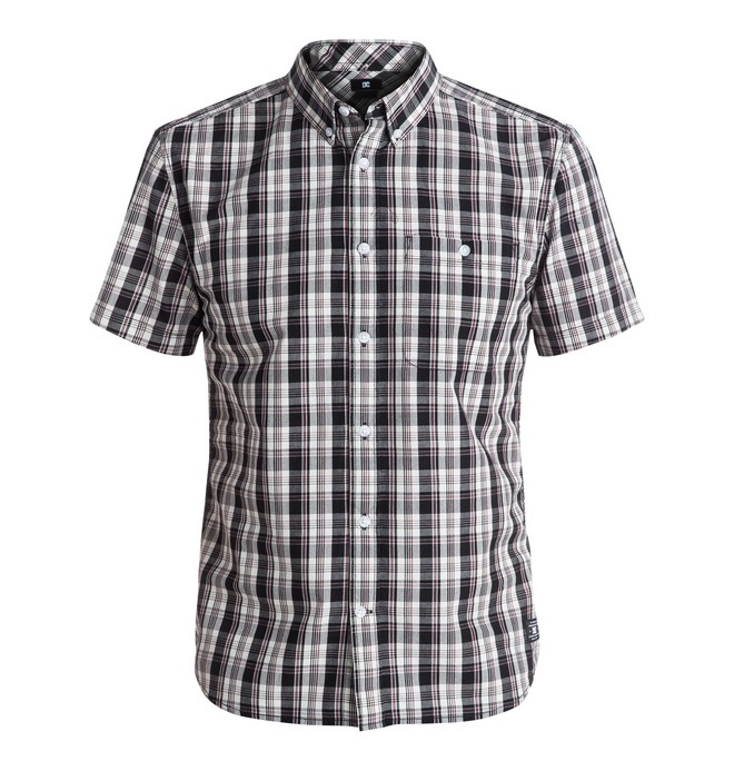 dcshoes, Men's Atura 4 Short Sleeve Shirt, ATURA BLACK (crn2) 0 Men's Atura 4 Short Sleeve Shirt EDYWT03120 DC Shoes