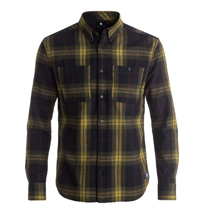 dcshoes, Men's South Ferry 4 Long Sleeve Shirt, FATIGUE GREEN SOUTH FERRY (cqy7) 0 Men's South Ferry 4 Long Sleeve Shirt EDYWT03122 DC Shoes