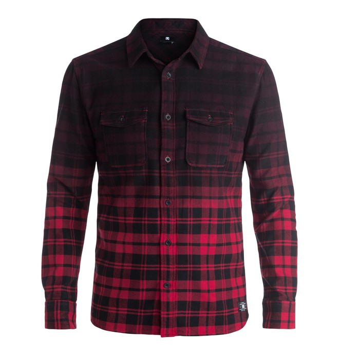 dcshoes, WOODALE LS, CHILI PEPPER DIP DYED (cne1) 0 WOODALE LS EDYWT03125 DC Shoes
