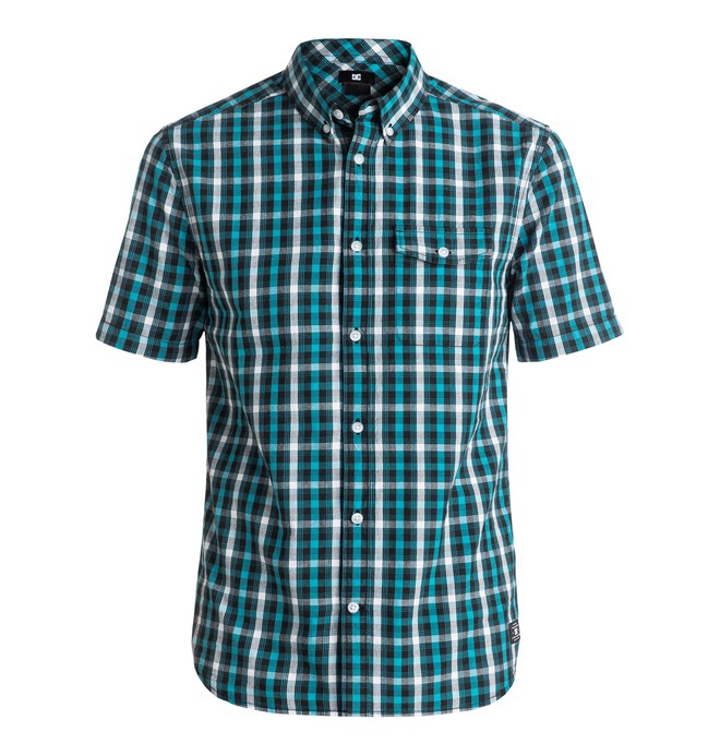 dcshoes, Men's Atura 5 Short Sleeve Shirt, BLUE MOON (blp0) 0 Men's Atura 5 Short Sleeve Shirt EDYWT03133 DC Shoes