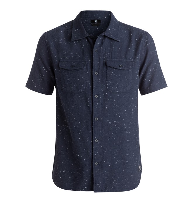 dcshoes, Men's Echo Short Sleeve Shirt, DARK INDIGO (byj0) 0 Men's Echo Short Sleeve Shirt EDYWT03137 DC Shoes