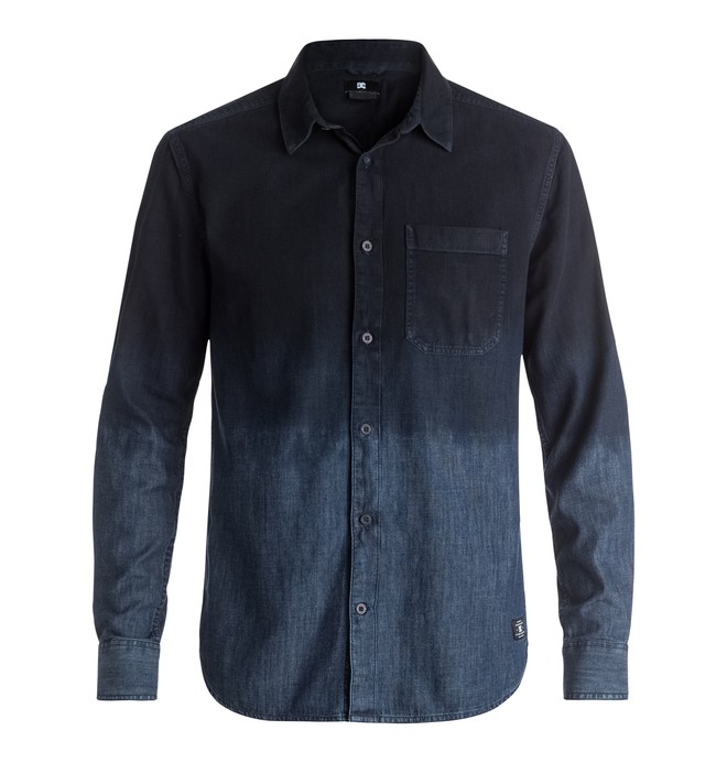 dcshoes, Grantsburg - Long Sleeve Shirt, INDIGO DENIM (prr0) 0 Grantsburg - Long Sleeve Shirt EDYWT03140 DC Shoes
