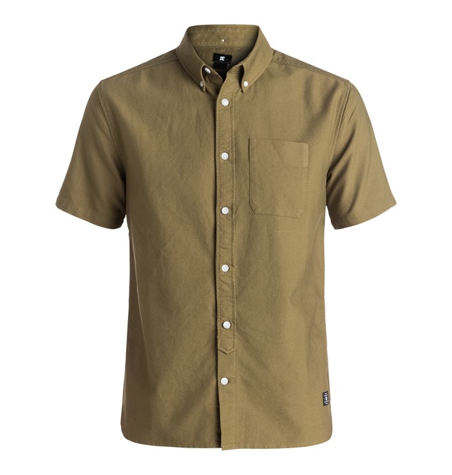 dcshoes, Hombres Camisa Manga Corta Oxford, DUSKY GREEN (tpd0) 0 Hombres Camisa Manga Corta Oxford EDYWT03144 DC Shoes