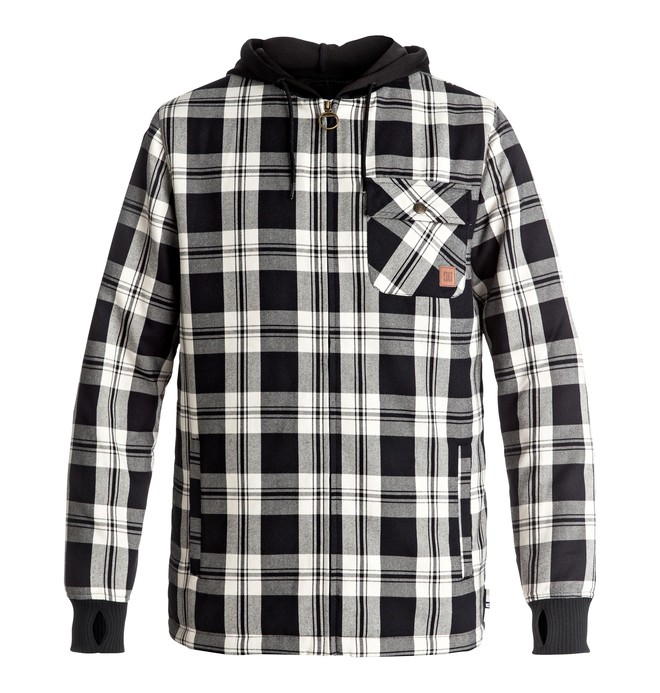 dcshoes, Men's Backwoods Technical Riding Shacket, MOD BUFFALO PLAID SILVER BIRCH (wej1) 0 Men's Backwoods Technical Riding Shacket EDYWT03154 DC Shoes