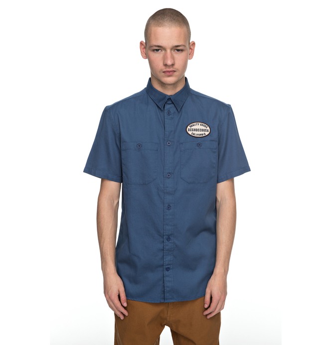 DERWENT SS EDYWT03166 0 Men's Derwent Short Sleeve Shirt EDYWT03166 DC Shoes