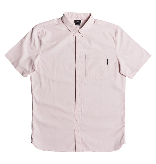 dcshoes, Classic Oxford Light Short Sleeve Shirt, ENGLISH ROSE (mdj0) 0 Classic Oxford Light Short Sleeve Shirt Pink EDYWT03184 DC Shoes