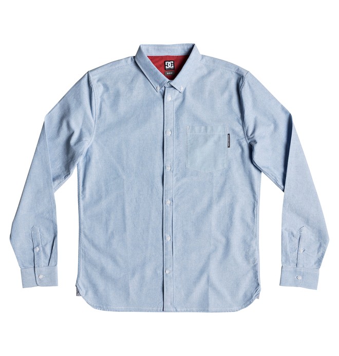 dcshoes, The Oxford - Camicia a Maniche Lunghe da Uomo, BRILLIANT BLUE (bnl0) 0 The Oxford - Camicia a Maniche Lunghe da Uomo Blue EDYWT03225 DC Shoes
