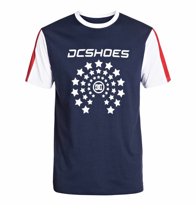 dcshoes, Men's Zoomz Short Sleeve Screen Tee, INDIGO (btn0) 0 Men's Zoomz Short Sleeve Screen Tee EDYZT03192 DC Shoes