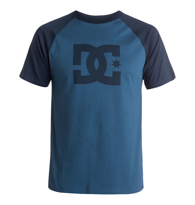 dcshoes, Men's Star Raglan Long Sleeve Tee, BLUE IRIS (btl0) 0 Men's Star Raglan Long Sleeve Tee EDYZT03308 DC Shoes