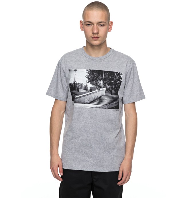 dcshoes, Madars Front Board - T-Shirt, GREY HEATHER (knfh) 0 Madars Front Board - T-Shirt Black EDYZT03719 DC Shoes