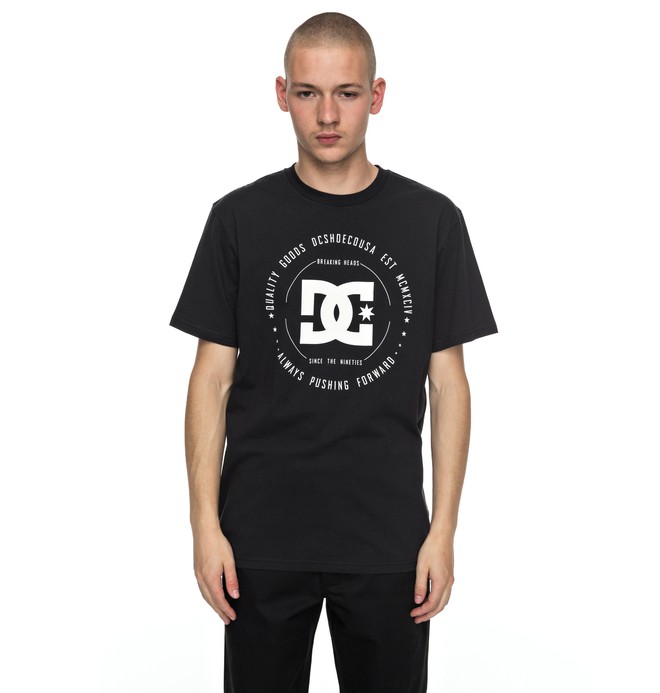 dcshoes, Rebuilt - T-Shirt for Men, BLACK (kvj0) 0 Rebuilt - T-Shirt for Men Black EDYZT03728 DC Shoes