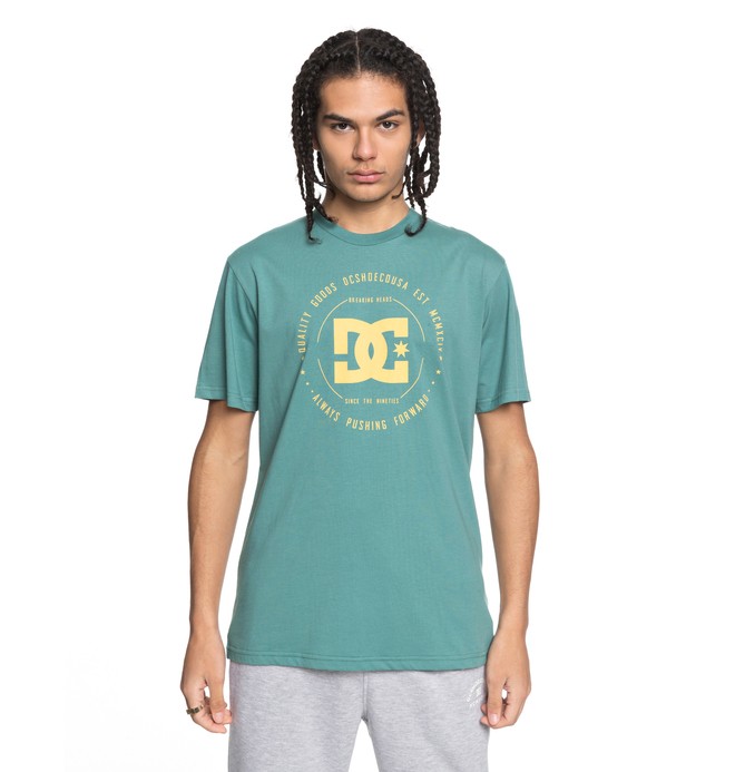 dcshoes, Rebuilt - T Shirt col rond pour Homme, DEEP SEA/ SNAPDRAGON (xggy) 0 Rebuilt - T Shirt col rond pour Homme Vert EDYZT03728 DC Shoes