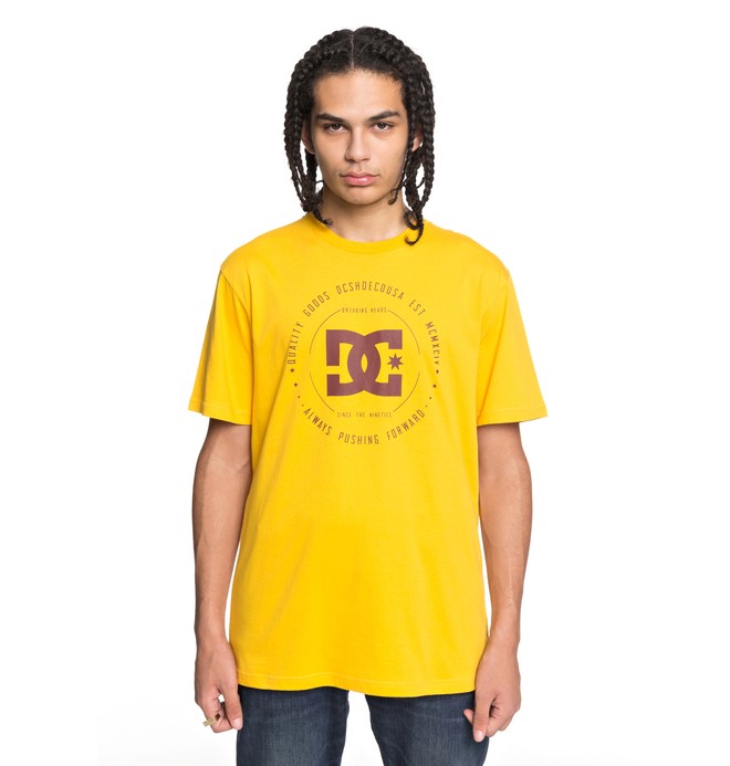 dcshoes, Rebuilt - T-Shirt, OLD GOLD/ FIRED BRICK (xyyr) 0 Rebuilt - T-Shirt Gelb EDYZT03728 DC Shoes