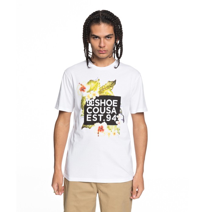 dcshoes, Hiby Boxy - T-Shirt for Men, SNOW WHITE (wbb0) 0 Hiby Boxy - T-Shirt for Men White EDYZT03750 DC Shoes