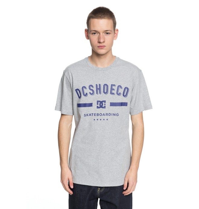 dcshoes, Last Stand - T-Shirt for Men, GREY HEATHER (knfh) 0 Last Stand - T-Shirt for Men Black EDYZT03753 DC Shoes
