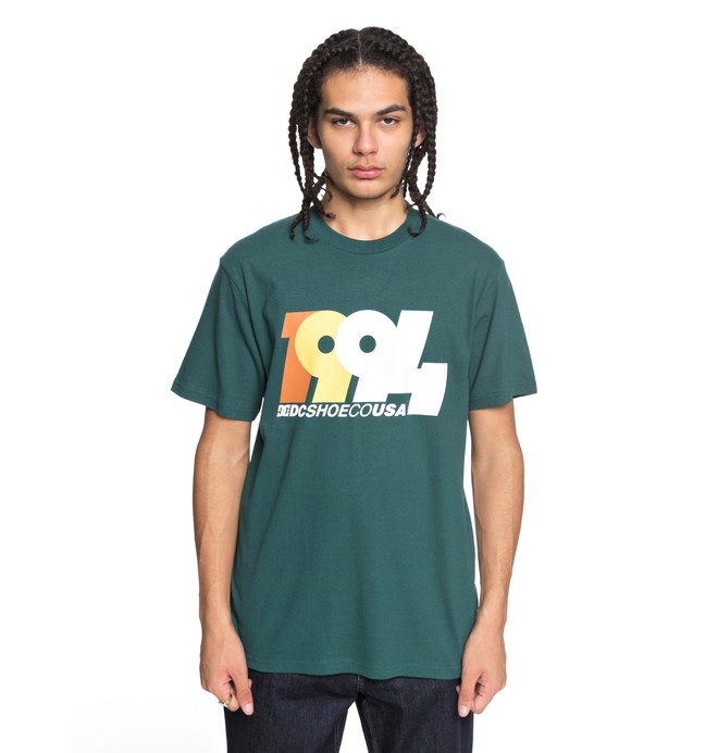 dcshoes, Graduate In 94 - T-Shirt, JUNE BUG (gsr0) 0 Graduate In 94 - T-Shirt Green EDYZT03762 DC Shoes