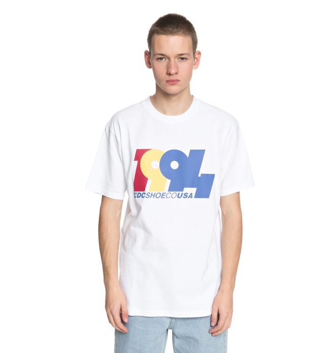dcshoes, Graduate In 94 - T-Shirt for Men, SNOW WHITE (wbb0) 0 Graduate In 94 - T-Shirt for Men White EDYZT03762 DC Shoes