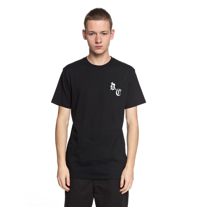 dcshoes, DC Sugihara Battle - T-Shirt for Men, BLACK (kvj0) 0 DC Sugihara Battle - T-Shirt for Men Black EDYZT03796 DC Shoes