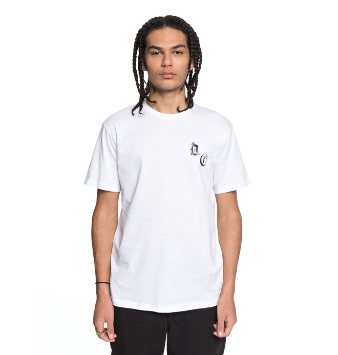 dcshoes, DC Sugihara Battle - T-Shirt, SNOW WHITE (wbb0) 0 DC Sugihara Battle - T-Shirt White EDYZT03796 DC Shoes