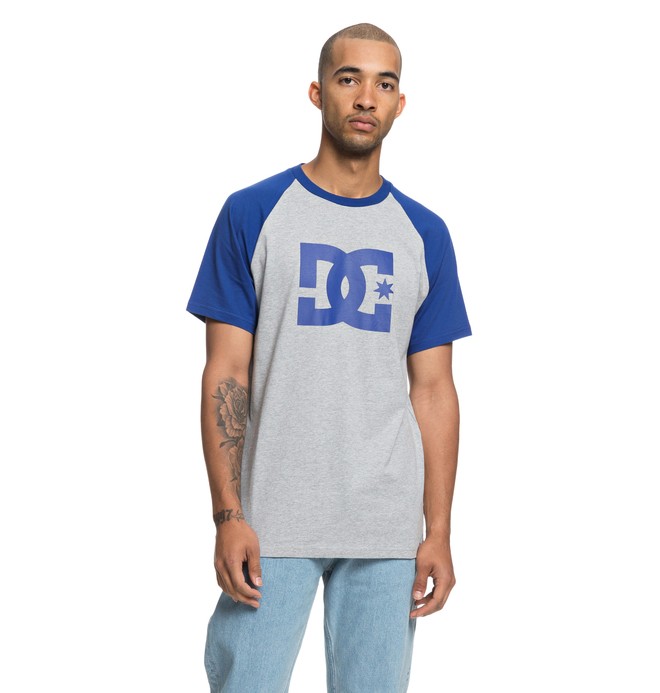 dcshoes, Men's Star Tee, SODALITE BLUE/GREY HEATHER (xbbs) 0 Men's Star Tee Blue EDYZT03831 DC Shoes
