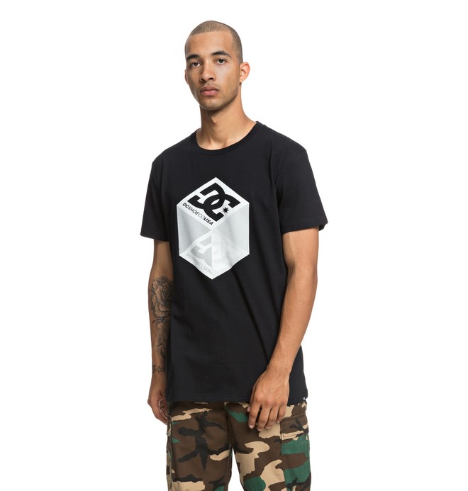 dcshoes, Volume - T-Shirt for Men, BLACK (kvj0) 0 Volume - T-Shirt for Men Black EDYZT03835 DC Shoes