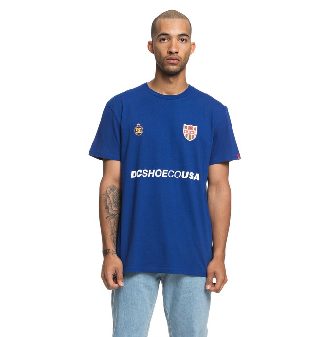 dcshoes, Hit Squad - T-Shirt, SODALITE BLUE (byb0) 0 Hit Squad - T-Shirt Blue EDYZT03863 DC Shoes