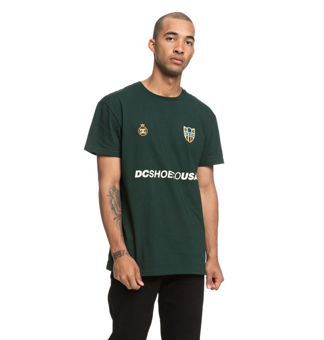dcshoes, Hit Squad - T-Shirt, PINE GROVE (gzf0) 0 Hit Squad - T-Shirt Green EDYZT03863 DC Shoes