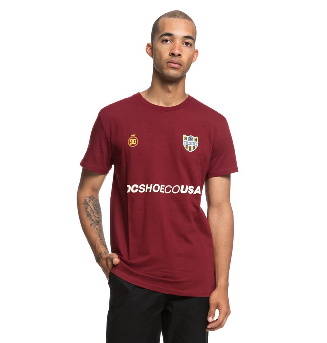dcshoes, Hit Squad - T-Shirt for Men, CABERNET (rzf0) 0 Hit Squad - T-Shirt for Men Red EDYZT03863 DC Shoes