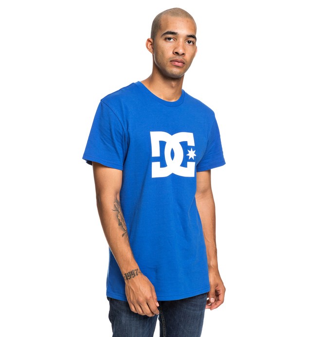 dcshoes, Star - Maglietta da Uomo, NAUTICAL BLUE (bqr0) 0 Star - Maglietta da Uomo Blue EDYZT03900 DC Shoes