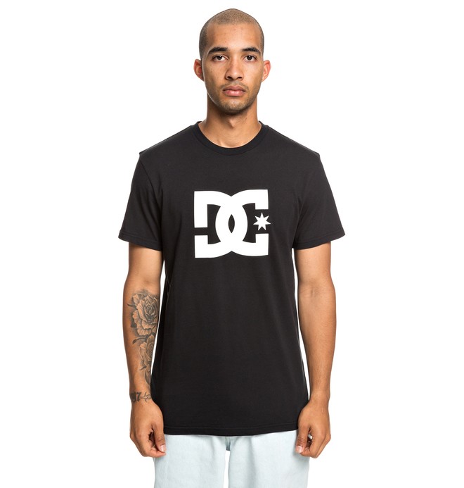 dcshoes, Star - Maglietta da Uomo, BLACK (kvj0) 0 Star - Maglietta da Uomo Black EDYZT03900 DC Shoes