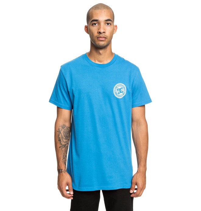 dcshoes, Circle Star - T-shirt pour Homme, BRILLIANT BLUE (bnl0) 0 Circle Star - T-shirt pour Homme Bleu EDYZT03903 DC Shoes