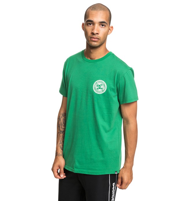 dcshoes, Circle Star - T-shirt pour Homme, AMAZON (grr0) 0 Circle Star - T-shirt pour Homme Vert EDYZT03903 DC Shoes