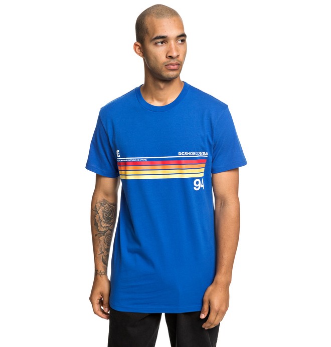 dcshoes, Crasingle - T-shirt pour Homme, NAUTICAL BLUE (bqr0) 0 Crasingle - T-shirt pour Homme Bleu EDYZT03912 DC Shoes