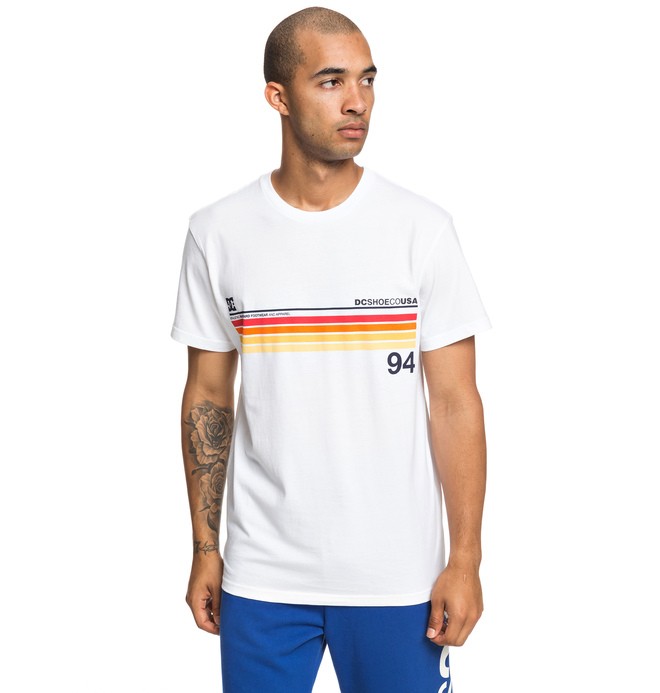 dcshoes, Crasingle - T-Shirt für Männer, SNOW WHITE (wbb0) 0 Crasingle - T-Shirt für Männer Weiss EDYZT03912 DC Shoes