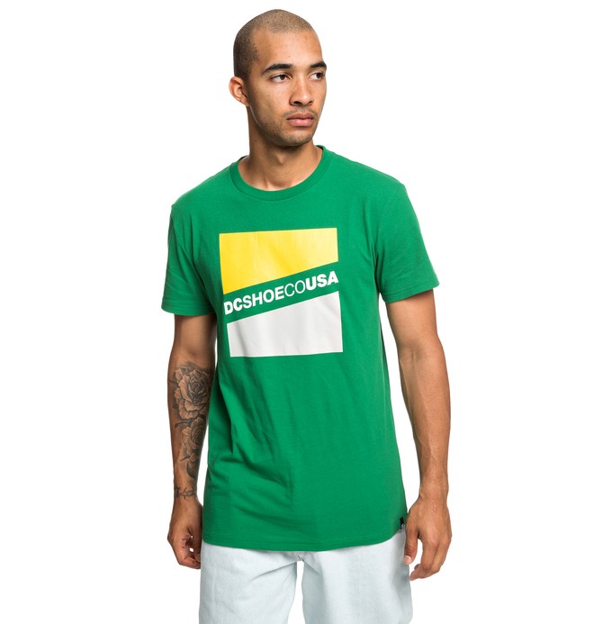dcshoes, Slant - T-shirt pour Homme, AMAZON (grr0) 0 Slant - T-shirt pour Homme Vert EDYZT03936 DC Shoes