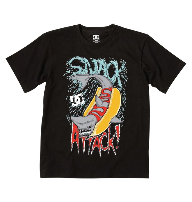 dcshoes, Kid's Snack Attack Tee, BLACK (blk) 0 Kid's Snack Attack Tee K1200079 DC Shoes