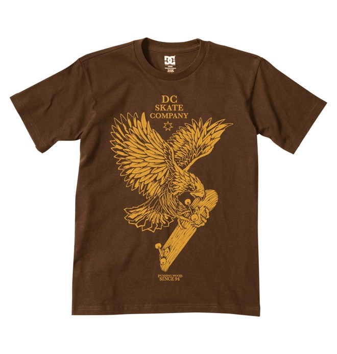 dcshoes, Kid's Woodpusher Tee, CHOCOLATE (chl) 0 Kid's Woodpusher Tee K1200085 DC Shoes