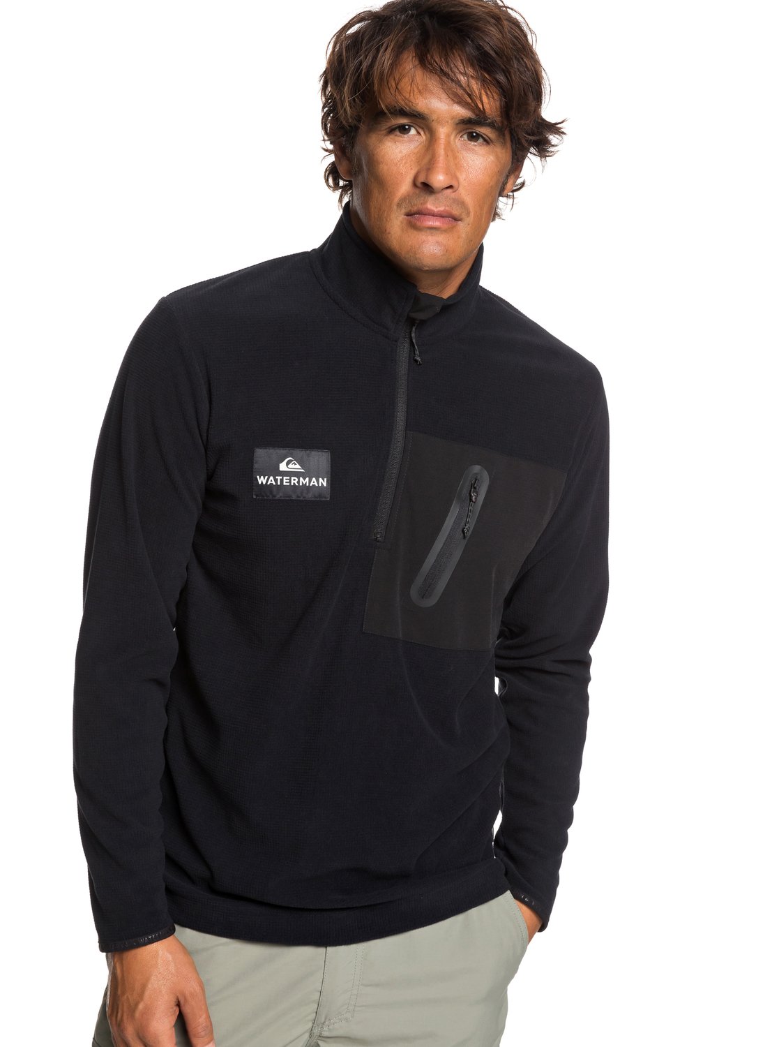 Download Waterman Hidden View - Mock Neck Half-Zip Fleece for Men ...