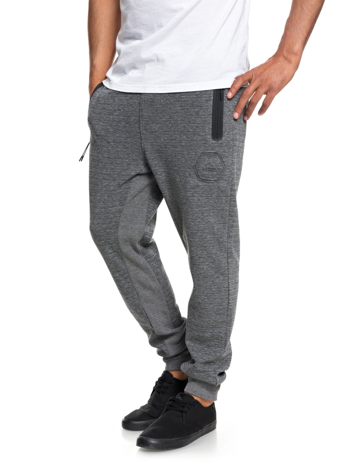 EQYFB03155 1 de Pantalon Noir Yattemi technique jogging Homme pour Quiksilver r8rOxq