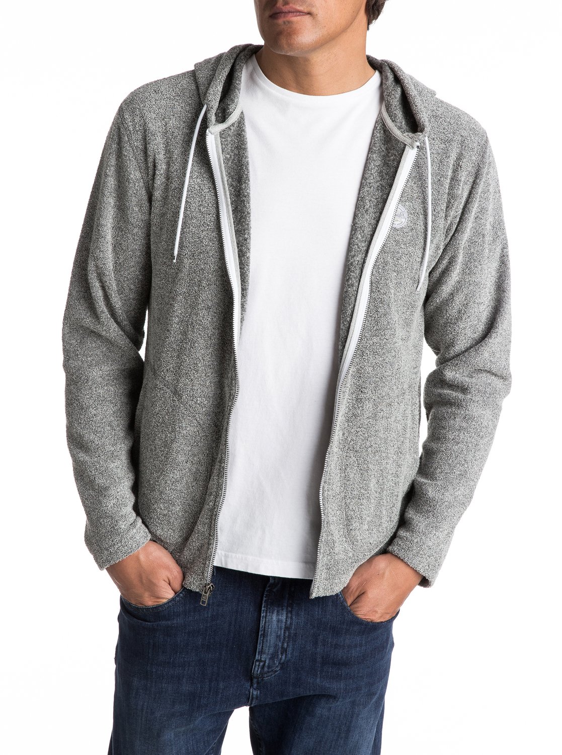 Oversized Dark Grey Zip Up Hoodie - ASOS DESIGN oversized zip up hoodie ...