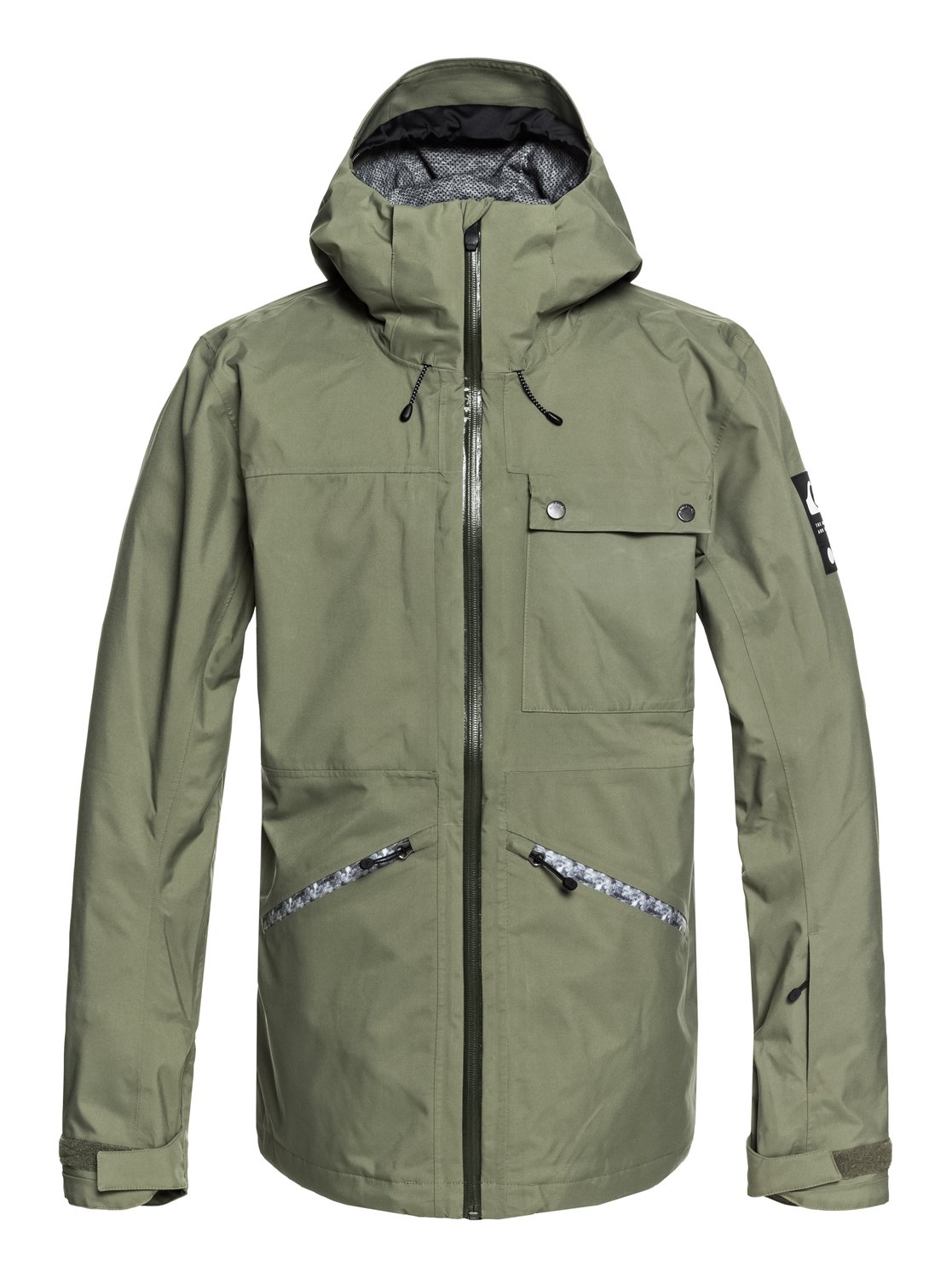 Marron EQYTJ03171 para nieve Snow para Quiksilver Hombre 0 Chaqueta SpinDye® qaw88X0