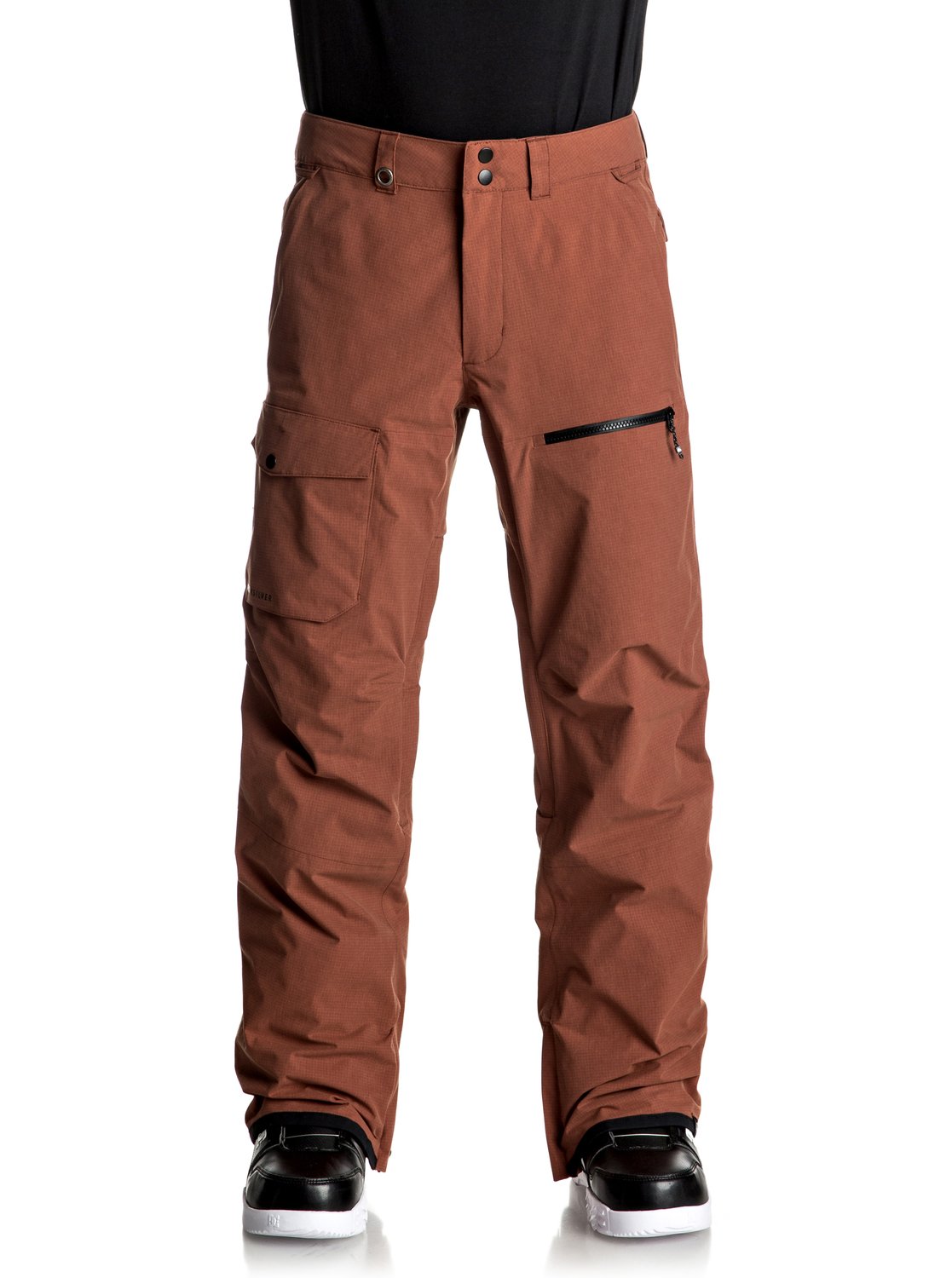 Hombre Pantalones Rojo Quiksilver Nieve Eqytp03059 Para Utility