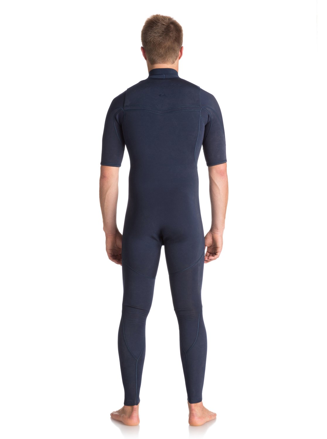 2mm Quiksilver Originals Monochrome Short Sleeve Chest Zip Wetsuit