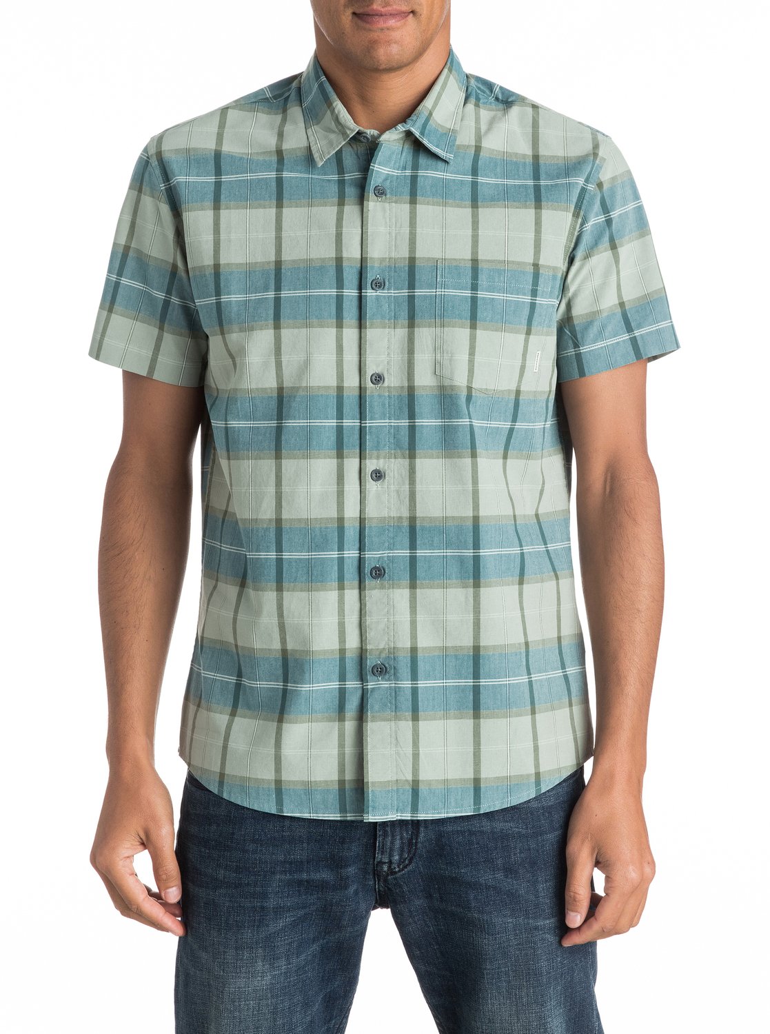 Quiksilver Mens Everyday Check Short Sleeve